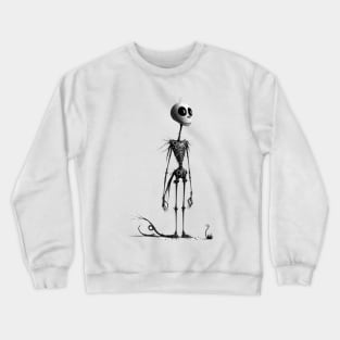 Lanky Skeleton Crewneck Sweatshirt